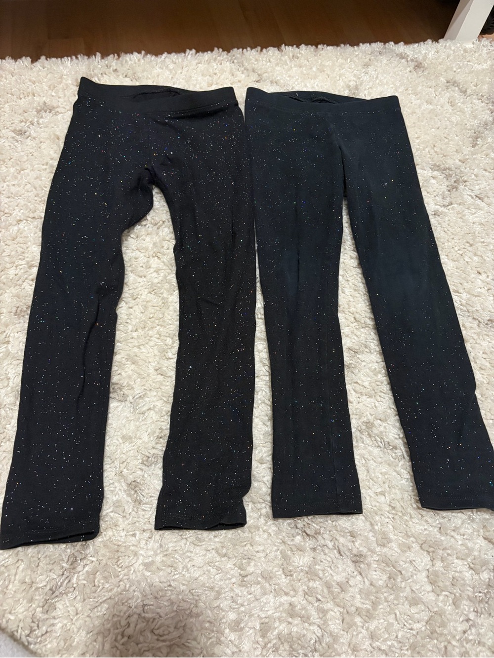 Cat and Jack Sparkle Black Leggings - 2 - 5T